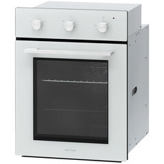 Духовой шкаф электрический встраиваемый Krona Linde 45 WH 447 мм белый - фото 8