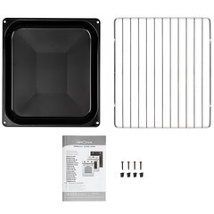 Духовой шкаф электрический встраиваемый Krona Linde 45 WH 447 мм белый - фото 12