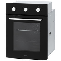 Духовой шкаф электрический встраиваемый Krona Linde 45 BL 447 мм черный - фото 4