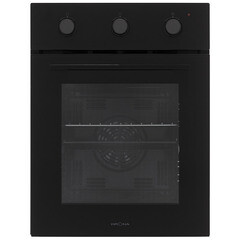 Духовой шкаф электрический встраиваемый Krona Lyra 45 BL/BL 447 мм черный - фото 1