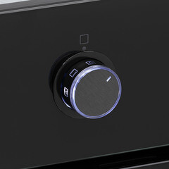 Духовой шкаф электрический встраиваемый Krona Lyra 45 BL/BL 447 мм черный - фото 4