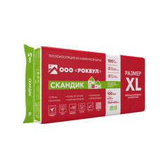 Утеплитель Роквул Лайт Баттс Скандик 100х600х1200 мм 4,32 кв.м - фото 1