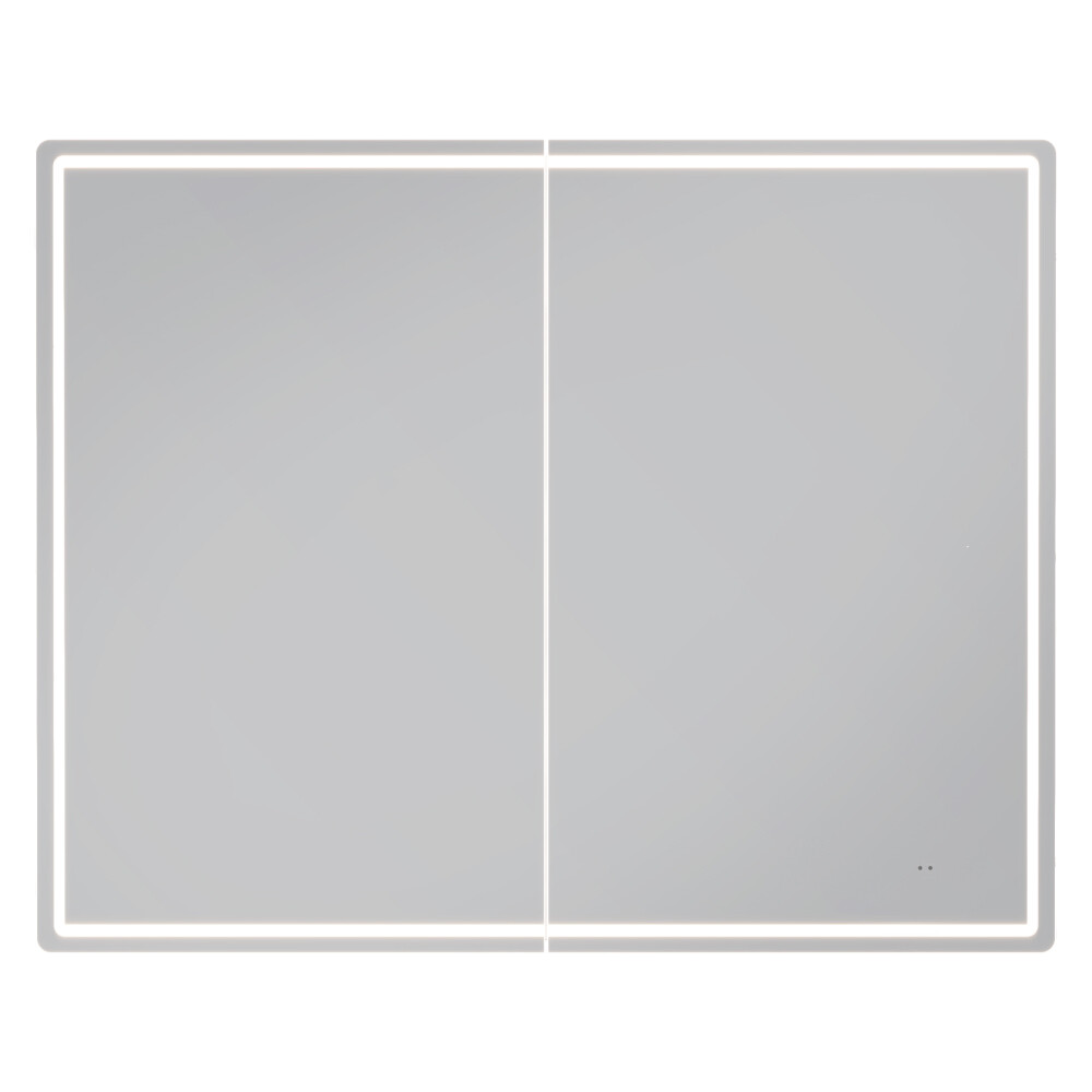 Изображение товара Зеркальный шкаф Vigo Geometry Classic 100х79х17 см подсветка белый
