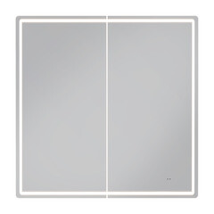 Изображение товара Зеркальный шкаф Vigo Geometry Classic 80х79х17 см с подсветкой белый