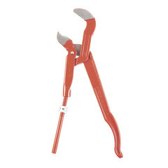 Ключ трубный Hesler 1" 45 градусов - фото 3