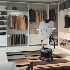 Отпариватель вертикальный Kitfort КТ-937 1920-2280 Вт 2 л черный - фото 2