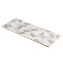 Плитка облицовочная Gracia Ceramica Katana серая геометрия 600x250x9 мм (8 шт.=1,2 кв.м) - фото 11