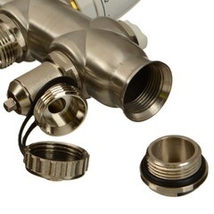 Коллекторная группа с расходомерами Terma 1 ВР(г) х 8 выходов 3/4 НР(ш) ЕК х 1 ВР(г) - фото 8