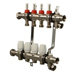 Изображение товара Коллекторная группа с расходомерами Terma 1 ВР(г) х 4 выхода 3/4 НР(ш) ЕК х 1 ВР(г)