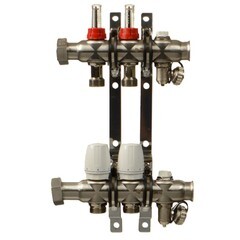 Коллекторная группа с расходомерами Terma 1 ВР(г) х 2 выхода 3/4 НР(Ш) ЕК х 1 ВР(г) - фото 9