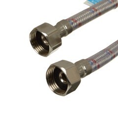 Подводка гибкая для воды ТР-сантехника 1/2 ВР(г) х 1/2 ВР(г) 80 см (21787) - фото 2