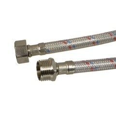 Подводка гибкая для воды ТР-сантехника 1/2 ВР(г) х 1/2 НР(ш) 150 см (21794) - фото 3