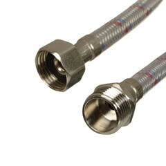 Подводка гибкая для воды ТР-сантехника 1/2 ВР(г) х 1/2 НР(ш) 150 см (21794) - фото 2