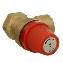 Клапан предохранительный Terma 1/2 ВР(г) х 1/2 ВР(г) 3 бар для систем отопления 120 °С KVs 0,5 (88084) - фото 5