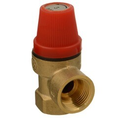 Клапан предохранительный Terma 1/2 ВР(г) х 1/2 ВР(г) 3 бар для систем отопления 120 °С KVs 0,5 (88084) - фото 1
