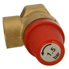 Клапан предохранительный Terma 1/2 ВР(г) х 1/2 ВР(г) 1,5 бар для систем отопления 120 °С KVs 0,5 (88081) - фото 5
