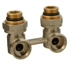 Узел нижнего подключения угловой Terma 1/2 НР(ш) х 3/4 EK для радиатора (29043) - фото 4