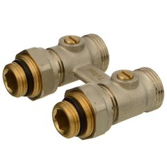 Узел нижнего подключения Terma 1/2 НР(ш) х 3/4 EK для радиатора (29042) - фото 1