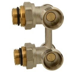 Узел нижнего подключения угловой Terma 1/2 НР(ш) х 3/4 EK для радиатора (29041) - фото 3