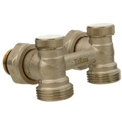 Узел нижнего подключения угловой Terma 1/2 НР(ш) х 3/4 EK для радиатора (29041) - фото 2