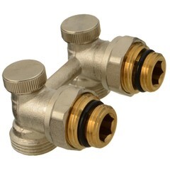 Узел нижнего подключения угловой Terma 1/2 НР(ш) х 3/4 EK для радиатора (29041) - фото 1