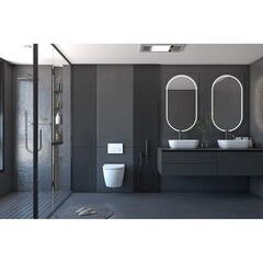 Комплект инсталляции Abber с унитазом Bequem с кнопкой хром и сиденьем микролифт (AC1100-AC0105-AC0120) - фото 8