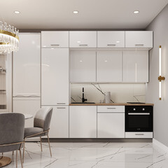 Керамогранит Lavelly Marble Accent белый полированный 1600х800х8,8 мм (2 шт.=2,56 кв.м) - фото 2