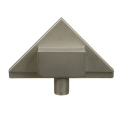 Трап душевой горизонтальный Terma Т2 с комбинированным затвором 200х200 мм d40/50 мм решетка из нержавеющей стали (36130) - фото 2