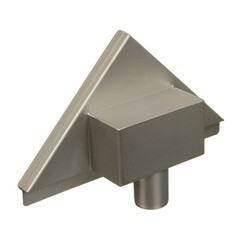 Трап душевой горизонтальный Terma Т2 с комбинированным затвором 200х200 мм d40/50 мм решетка из нержавеющей стали (36130) - фото 3