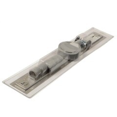 Лоток душевой Terma Лайн с комбинированным затвором 700х70 мм d40/50 мм решетка из нержавеющей стали (31614) - фото 2