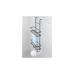 Полка для ванной Fixsen Муар двухъярусная 250х80х560 мм металл черная (740B-2) - фото 3