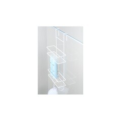 Полка для ванной Fixsen Муар двухъярусная 251х80х560 мм металл белая (740W-2) - фото 3