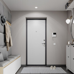 Дверь входная Torex Элегант Лайт правая букле графит - дуб белый матовый 950х2050 мм - фото 15