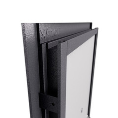 Дверь входная Torex Элегант Лайт правая букле графит - дуб белый матовый 950х2050 мм - фото 10