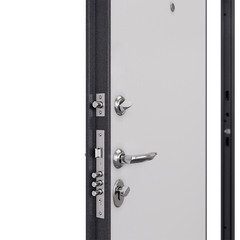 Дверь входная Torex Элегант Лайт левая букле графит - дуб белый матовый 950х2050 мм - фото 13