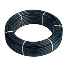 Труба ПНД ПЭ-100 для систем водоснабжения Технопласт d50 SDR17 черная