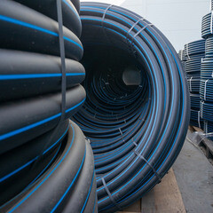 Труба ПНД ПЭ-100 для систем водоснабжения Технопласт d50 SDR17 черная - фото 2