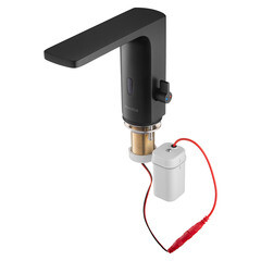 Смеситель для раковины Swedbe Europe сенсорный черный (6000B) - фото 3