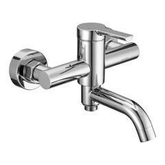 Смеситель для ванны Swedbe Diana хром однорычажный с коротким изливом без лейки (1030) - фото 3