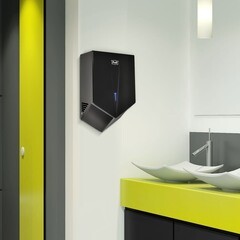 Сушилка для рук Puff 8802Bl высокоскоростная 1200 Вт черная (1401.412) - фото 2