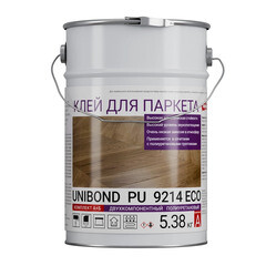 Клей для паркета полимерный Unibond PU 9214 eco двухкомпонентный 5,38 кг + 0,62 кг - фото 7