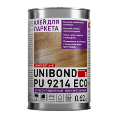 Клей для паркета полимерный Unibond PU 9214 eco двухкомпонентный 5,38 кг + 0,62 кг - фото 4