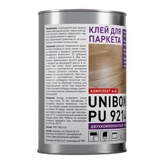 Клей для паркета полимерный Unibond PU 9214 eco двухкомпонентный 5,38 кг + 0,62 кг - фото 3