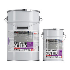 Изображение товара Пол эпоксидный Universum Э 01 HD двухкомпонентный серый 22,74 кг + 5,26 кг