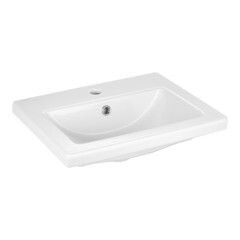 Комплект тумба с раковиной Ulitka Parus 50 см напольная черная (74104501/Como 50) - фото 4