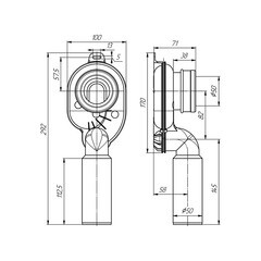 Сифон для писсуара АНИ пласт вертикальный с соединением 50 мм (U0705) - фото 4