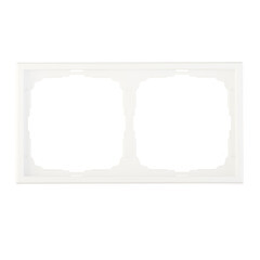 Рамка Systeme Electric ArtGallery двухместная белая (GAL000102) - фото 1