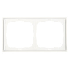 Рамка Systeme Electric ArtGallery двухместная белая (GAL000102) - фото 4