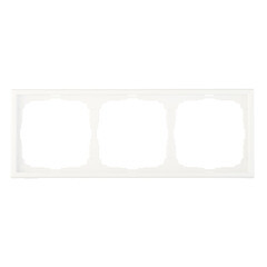 Рамка Systeme Electric ArtGallery трехместная белая (GAL000103) - фото 1