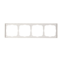 Рамка Systeme Electric ArtGallery четырехместная белая (GAL000104) - фото 2
